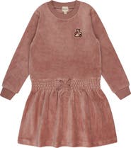 Ely's & Co. Velour Plaid Bear Collection - Dress(Toddler, Little Kid & Big Kid)