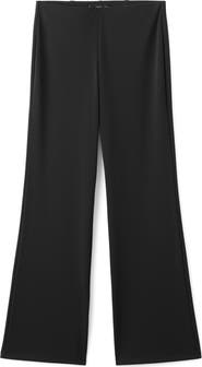 MANGO Straight Leg Pull-On Pants