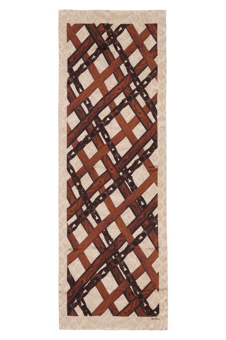 Camel Silk Stole, Alternate, color, 004 CAMEL