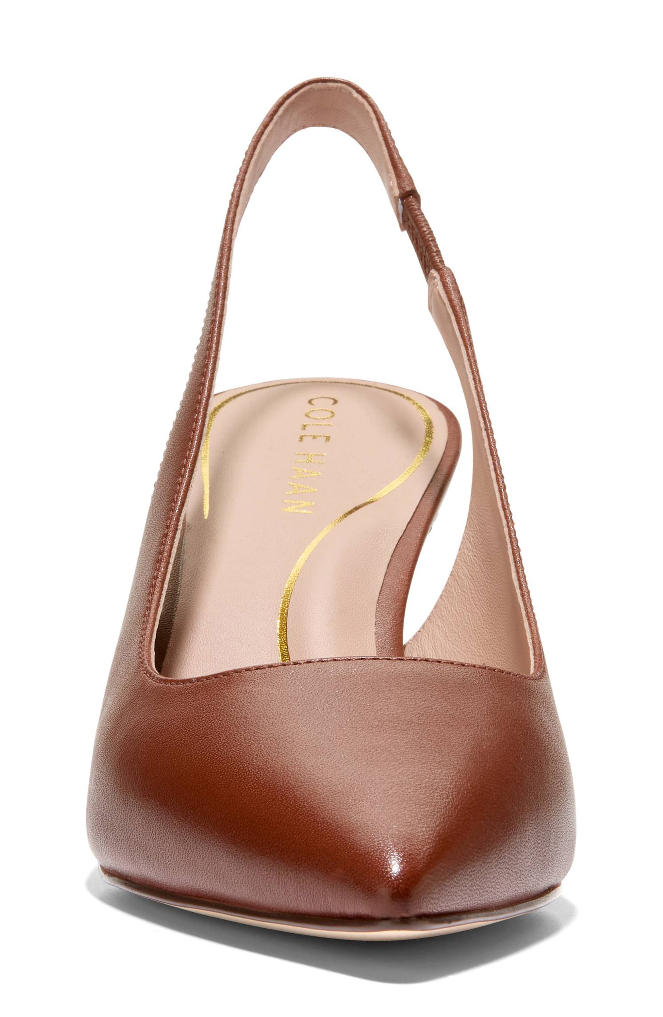 Cole Haan Vandam Slingback Pump, Alternate, color, Ch Dk Cuoio Ltr