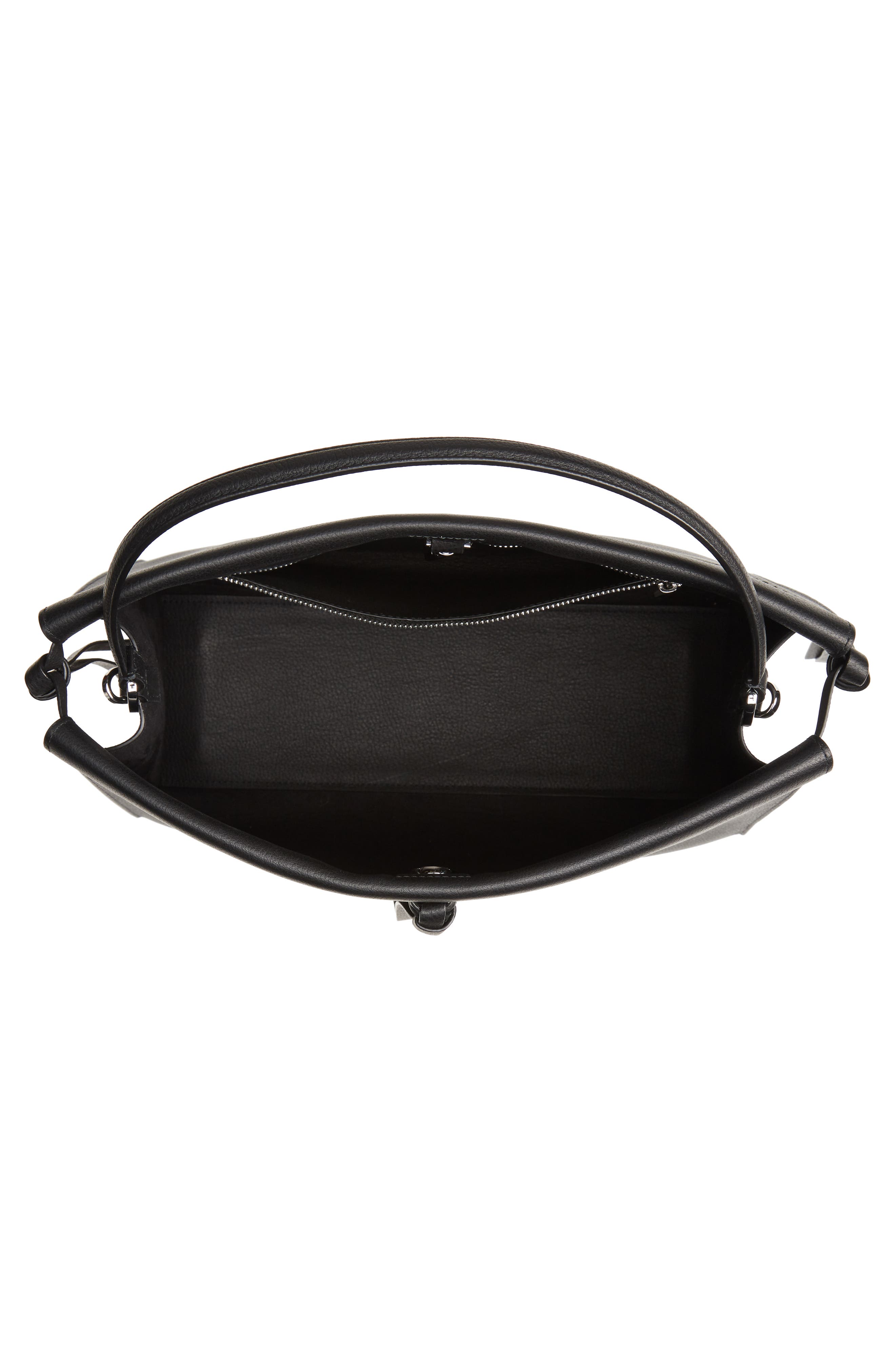 BOSS Katlin Small Leather Tote, Alternate, color, 