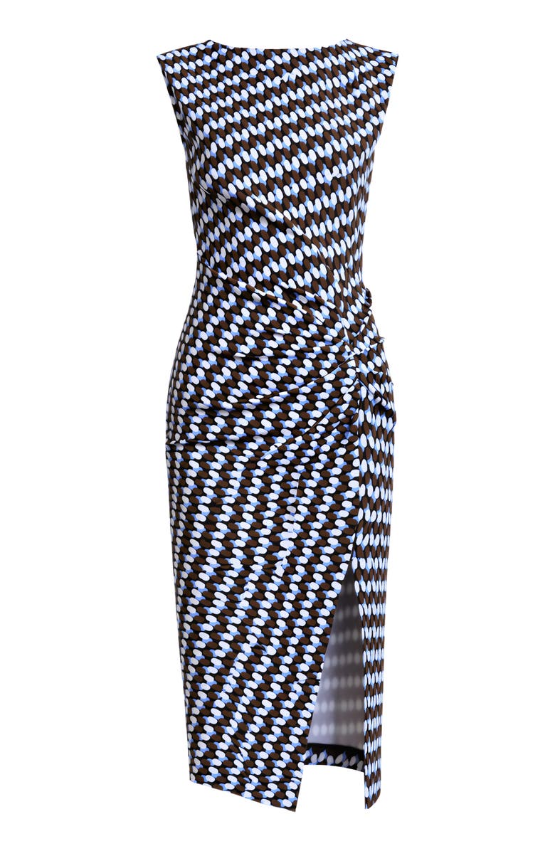 DVF Andie Dot Print Jersey Midi Dress, Alternate, color, Jelly Dot Mini Multi