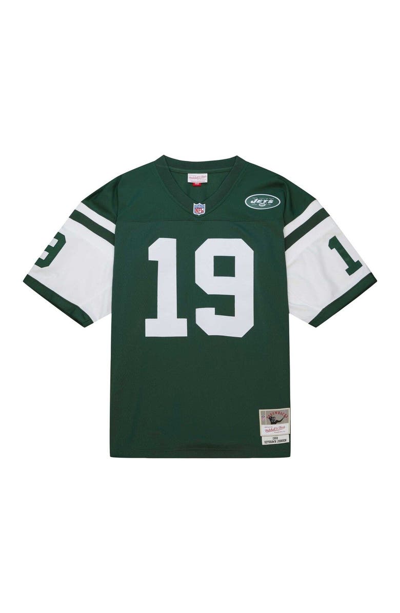 Mitchell & Ness Men's Mitchell & Ness Keyshawn Johnson Green New York Jets Legacy Replica Jersey, Alternate, color, Green