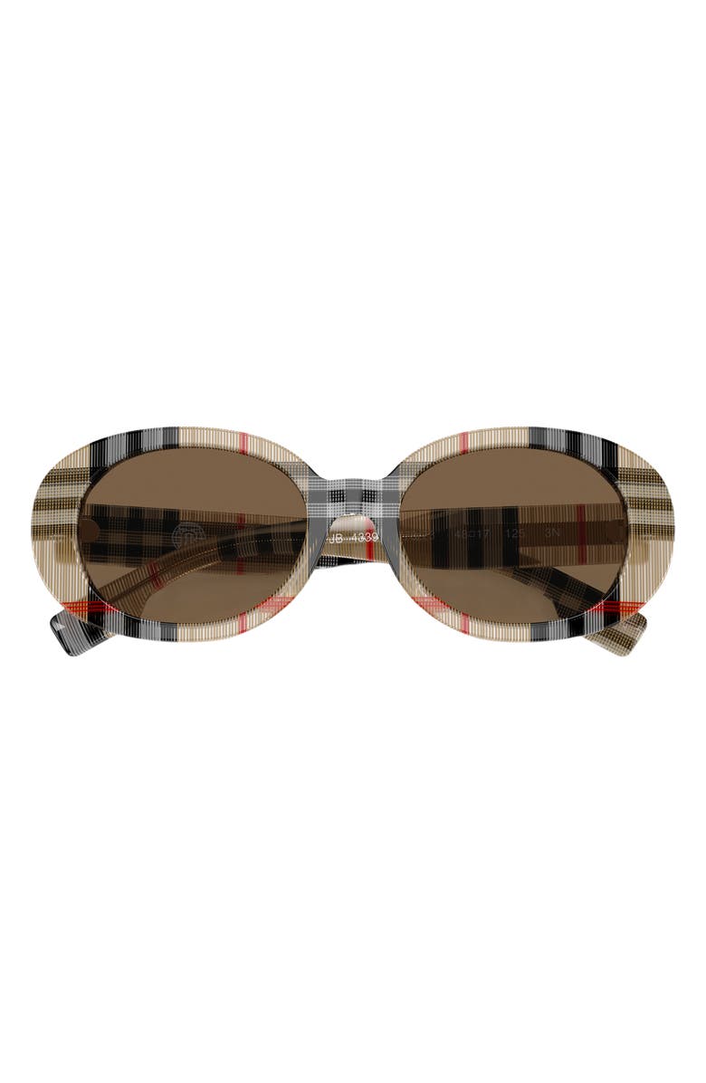 Burberry Kids' 48mm Oval Sunglasses, Main, color,