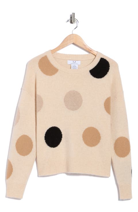 Polka Dot Cashmere Sweater