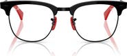 Ray-Ban x Scuderia Ferrari 51mm Square Optical Glasses