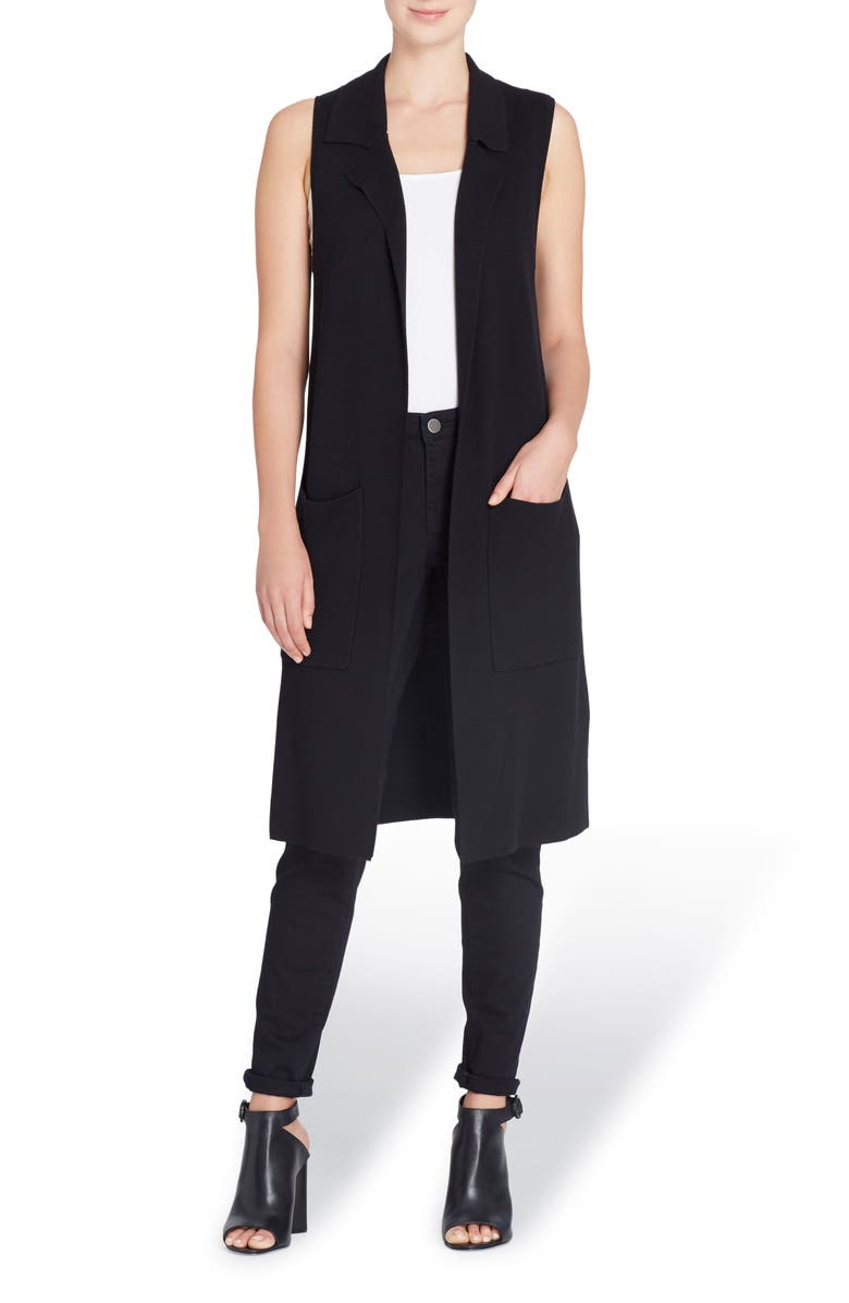 Catherine Catherine Malandrino Ivy Long Vest, Main, color,