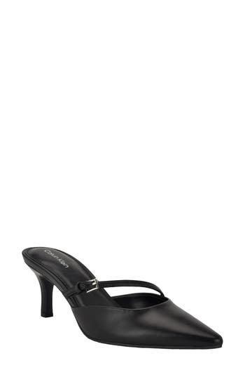 CALVIN KLEIN CALVIN KLEIN JANSY POINTED TOE MULE