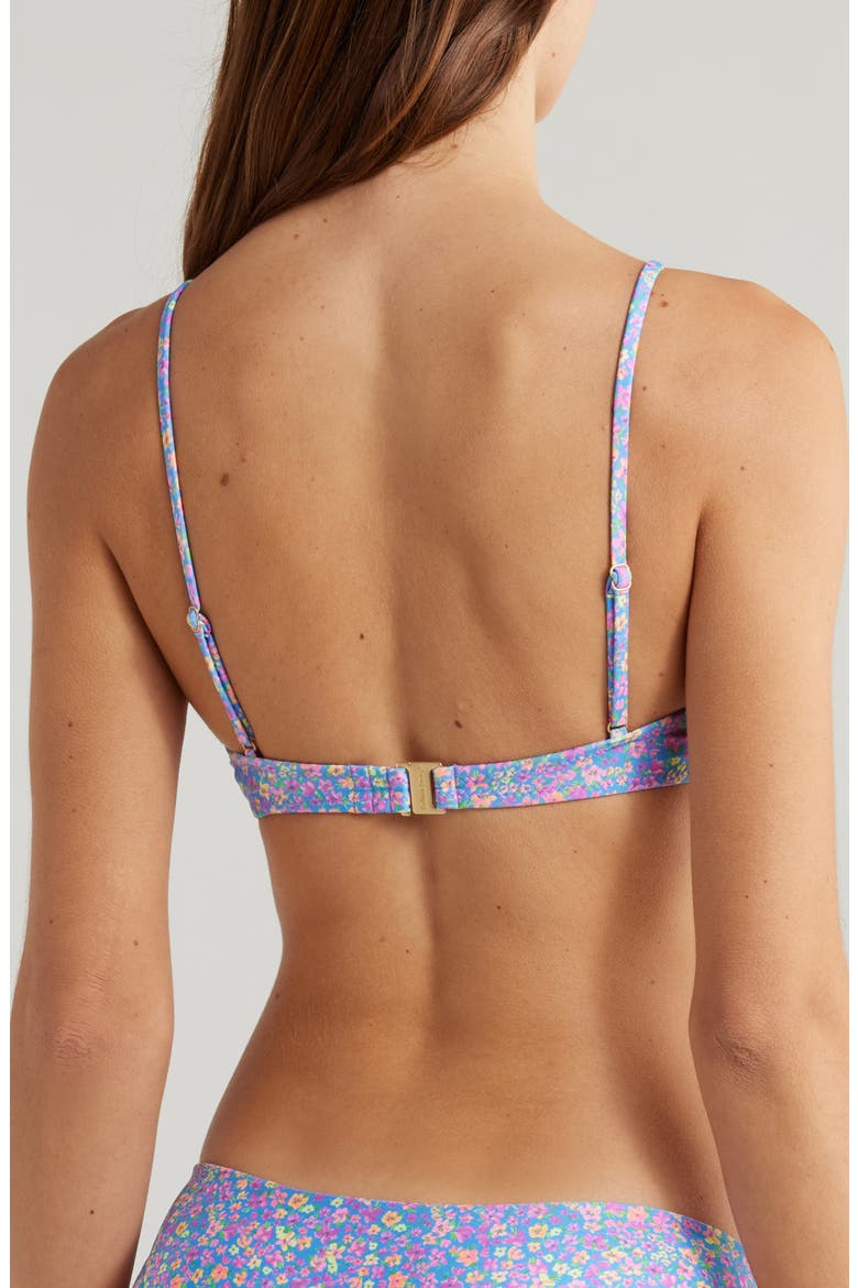 Underwire Triangle Bikini Top, Alternate, color, BUBBLEGUM BLOSSOM