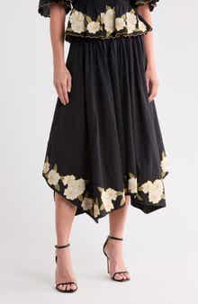 Gia Floral Midi Skirt