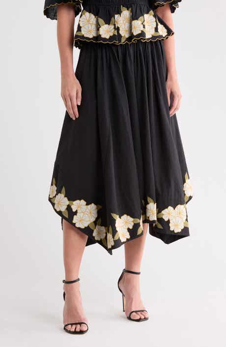 Gia Floral Midi Skirt