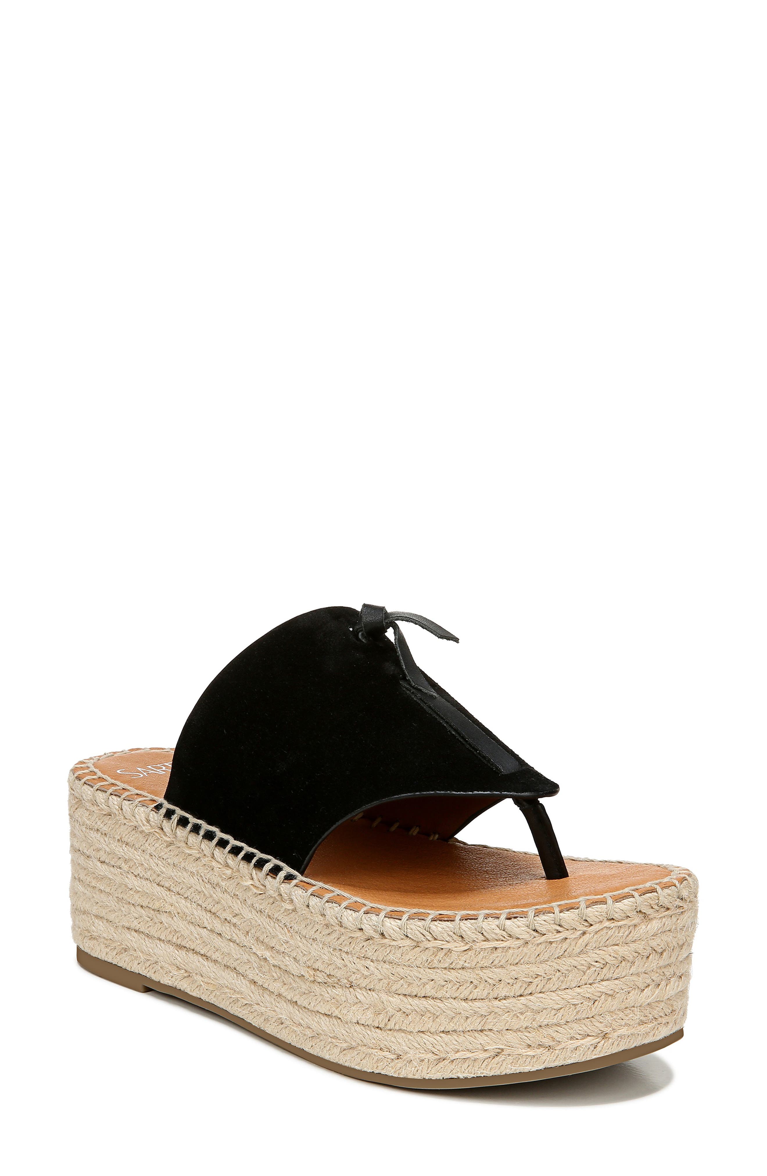 SARTO by Franco Sarto Malia Espradrille Wedge Slide Sandal, Main, color, 