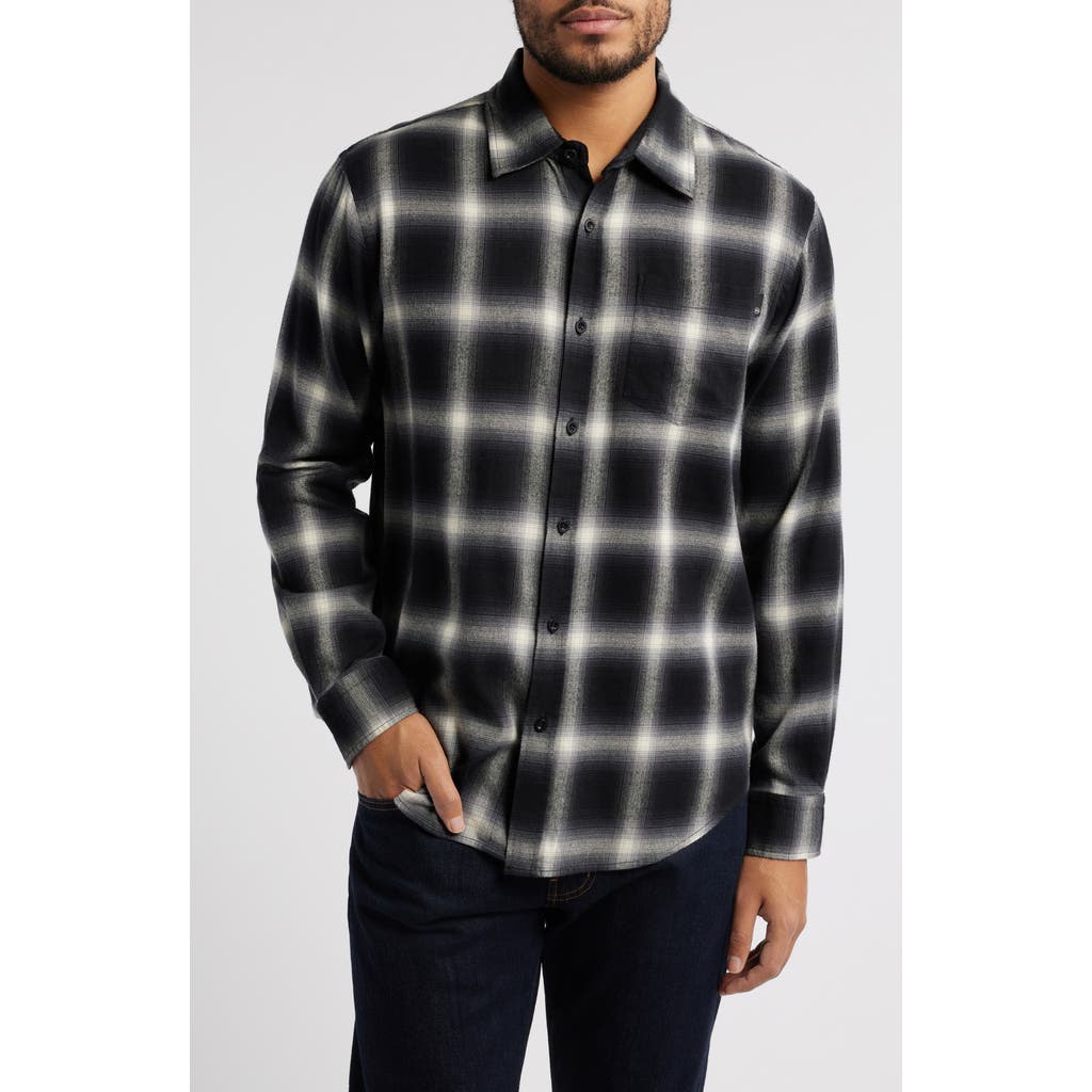AG Aiden Plaid Button-Up Shirt in Brushed Check Plaid Grey Multi  product