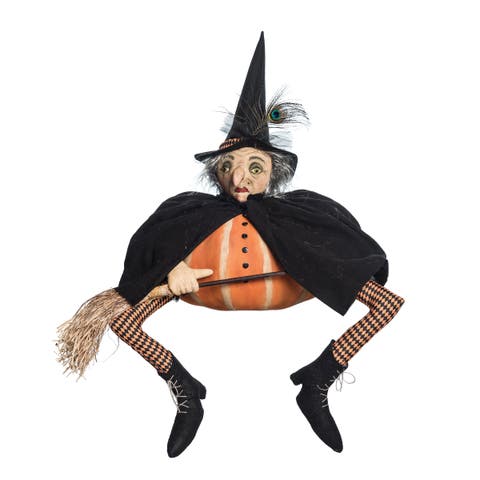 Gourdisha Joe Spencer Gathered Traditions Halloween Art Doll Figure