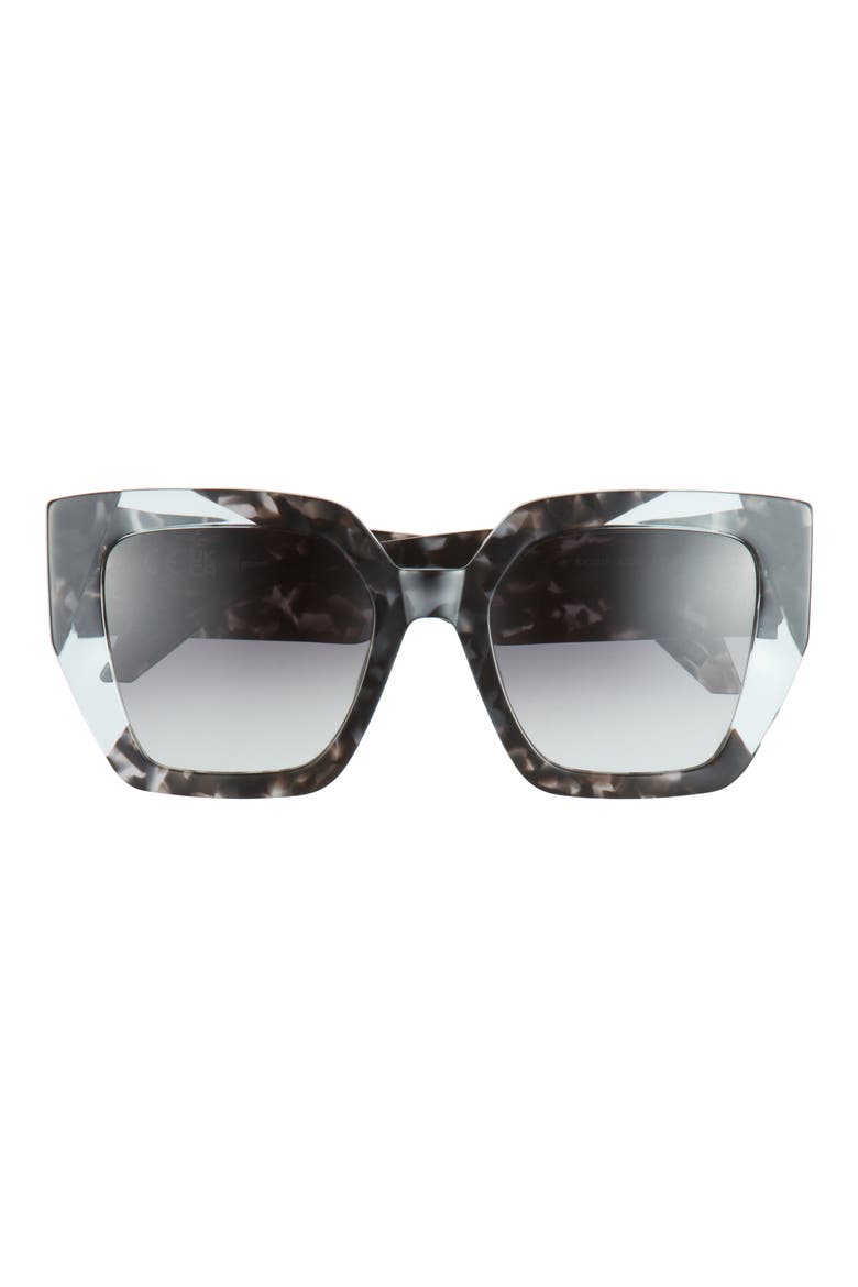 53mm Square Sunglasses, Main, color, GREY HAVANA GREY HAVANA SMOKE