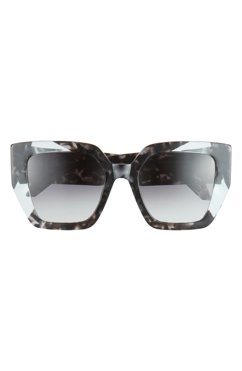 Just Cavalli 53mm Square Sunglasses, Main, color, Grey Havana Grey Havana Smoke