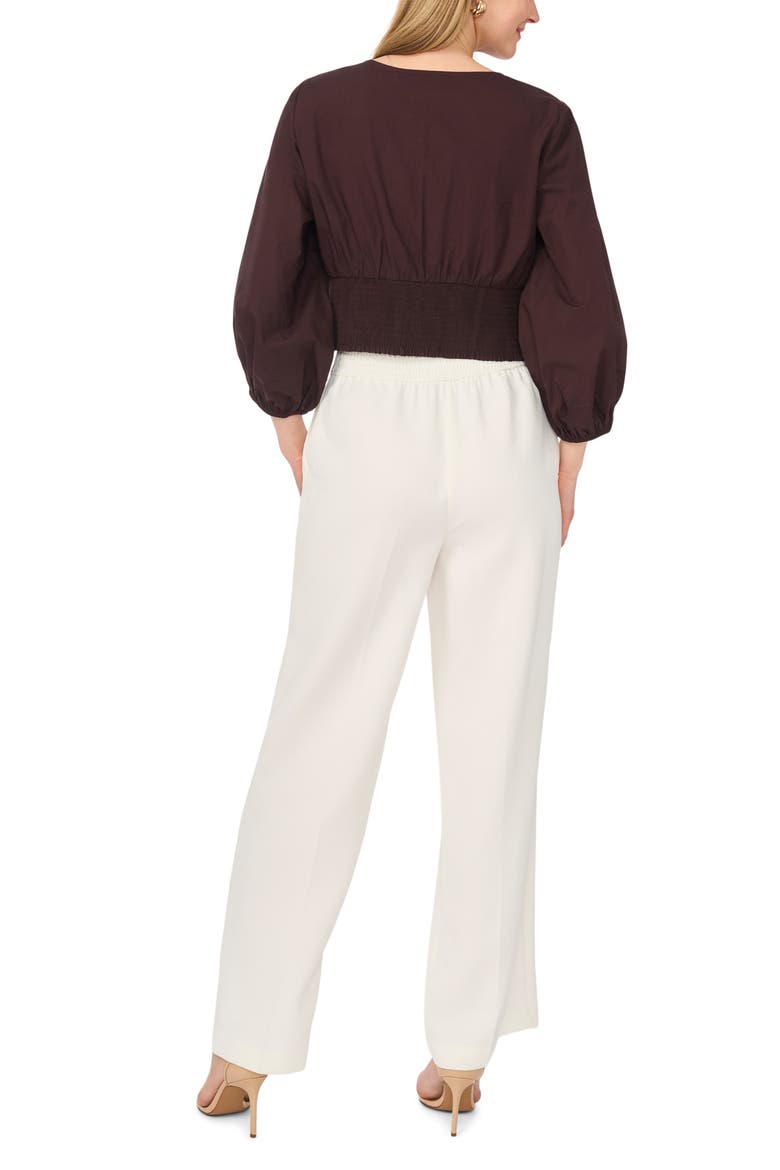 Seashell Hardware Cotton Top, Alternate, color, DARK CHOCOLATE DELIGHT