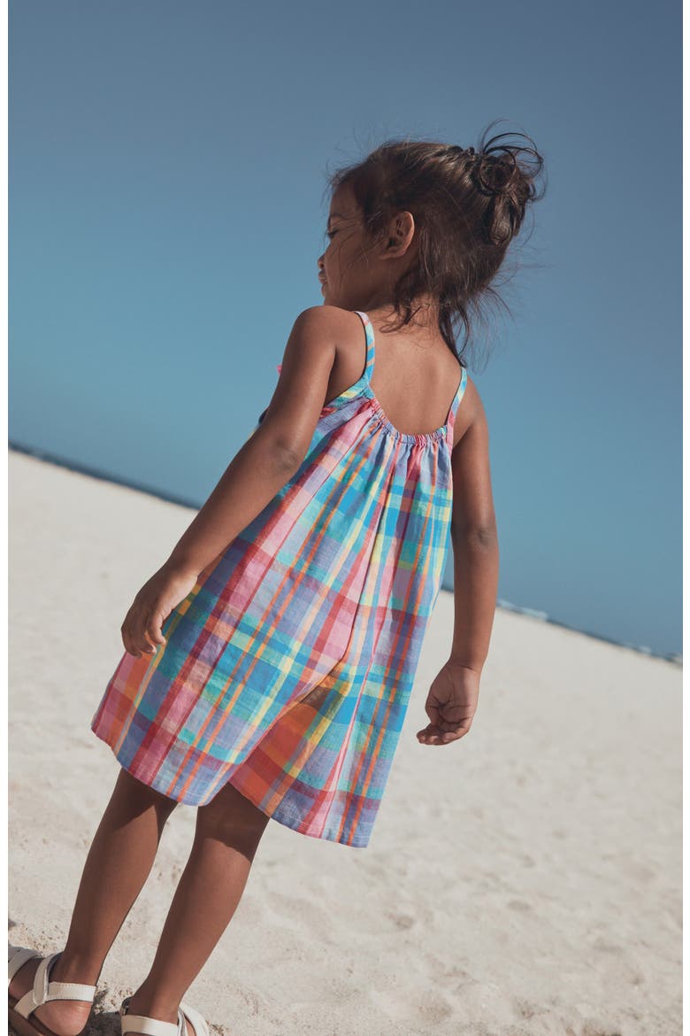 Madras Plaid Playsuit, Alternate, color, MULTI