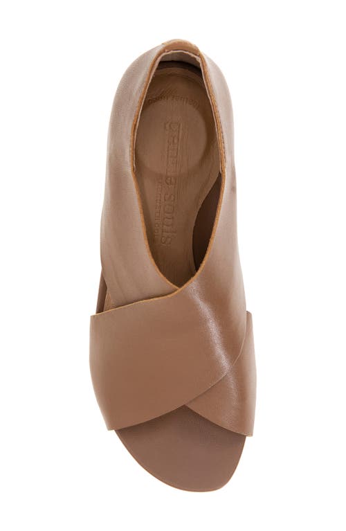 Gentle Souls Gainey Hidden Wedge Sandal In Brown