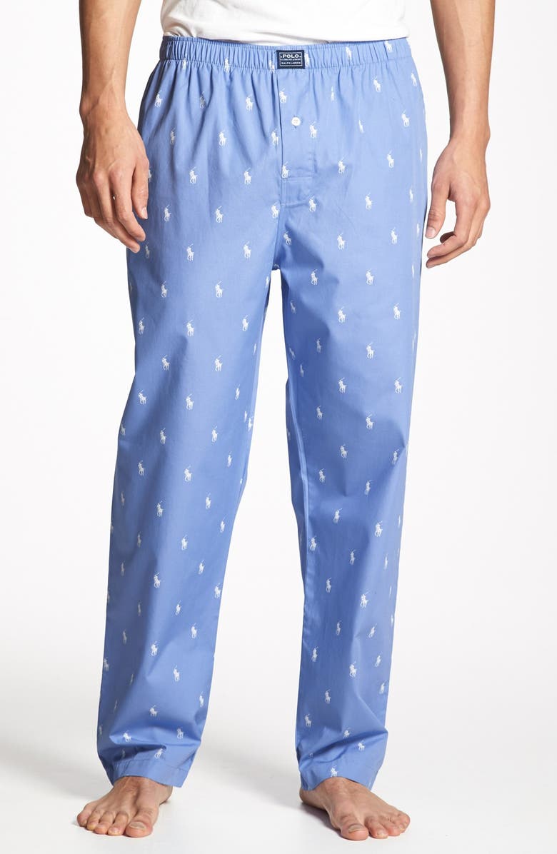 Polo Ralph Lauren Cotton Lounge Pants, Main, color, 