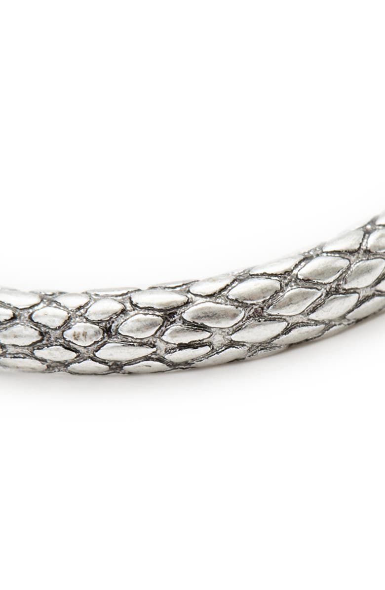 AllSaints Serpentine Front/Back Hoop Earrings, Alternate, color, 