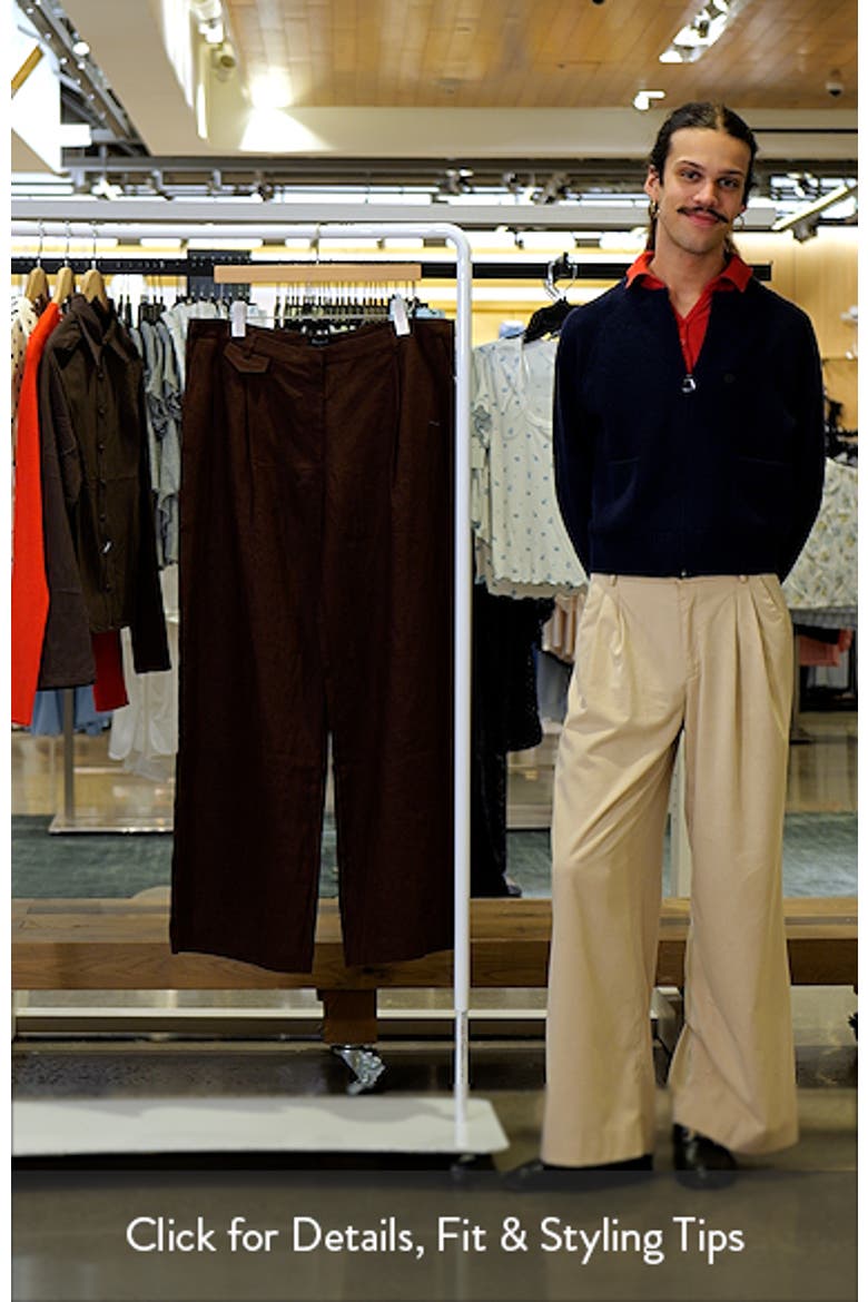 Geordy Wide Leg Linen Pants video