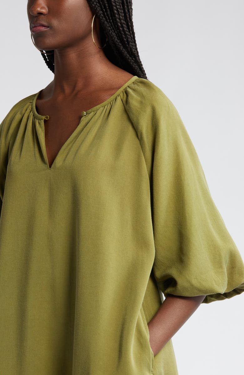 CIEBON Krista Embroidered Detail Trapeze Minidress, Alternate, color, 