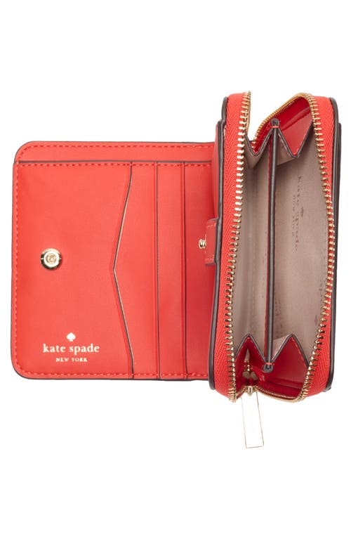Kate Spade New York Staci Saffiano Leather Wallet In Red