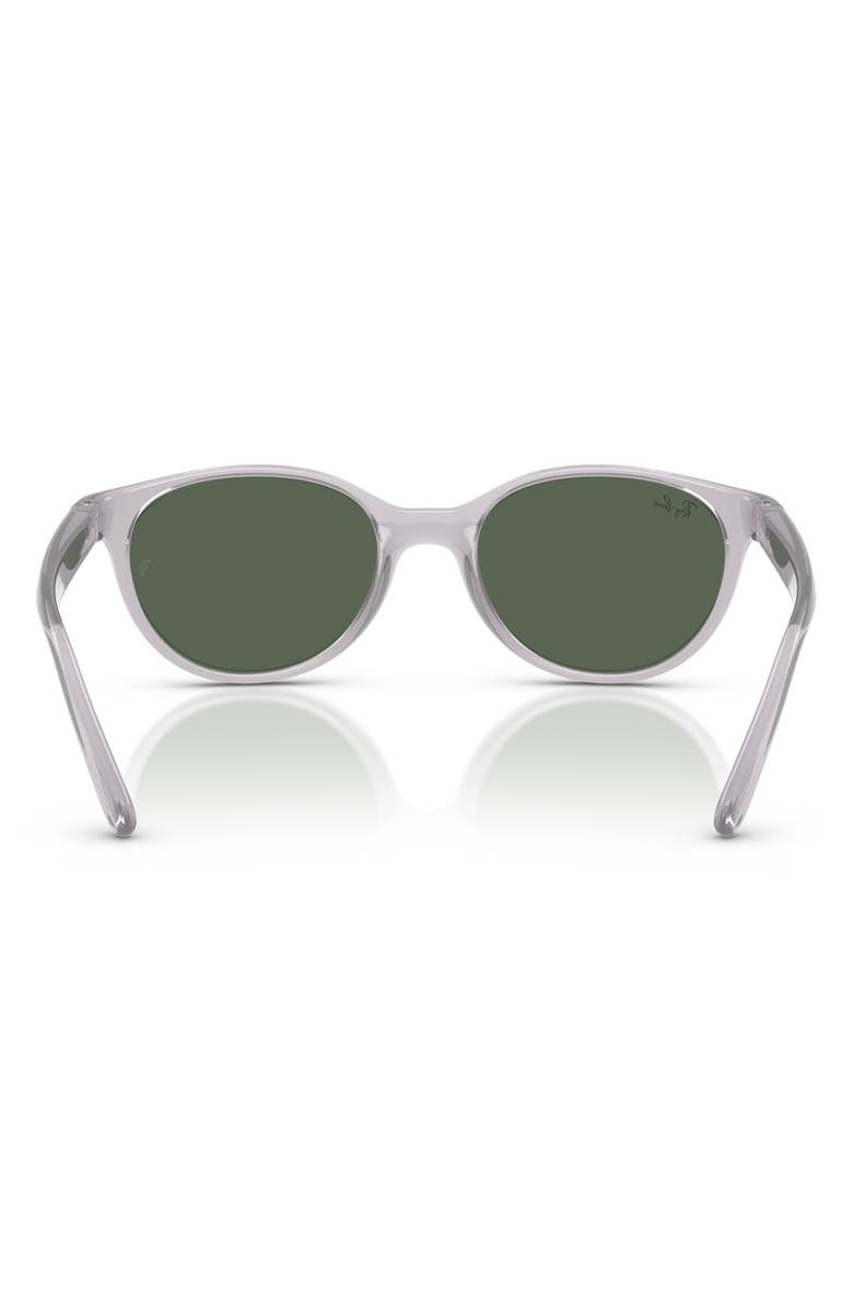 Ray-Ban Kids' 47mm Oval Sunglasses, Alternate, color, Transparent Grey