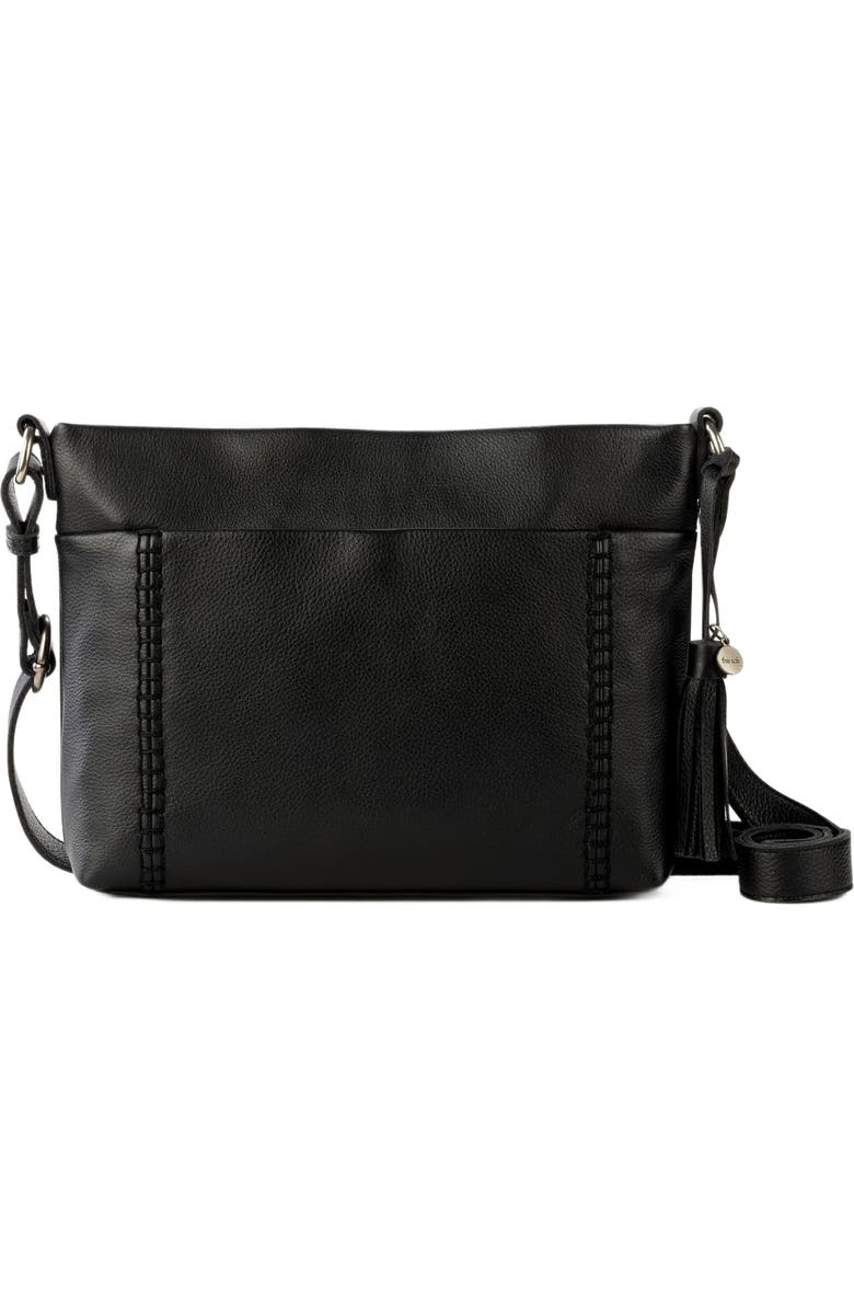 The Sak Melrose Crossbody Leather Bag, Main, color, Black