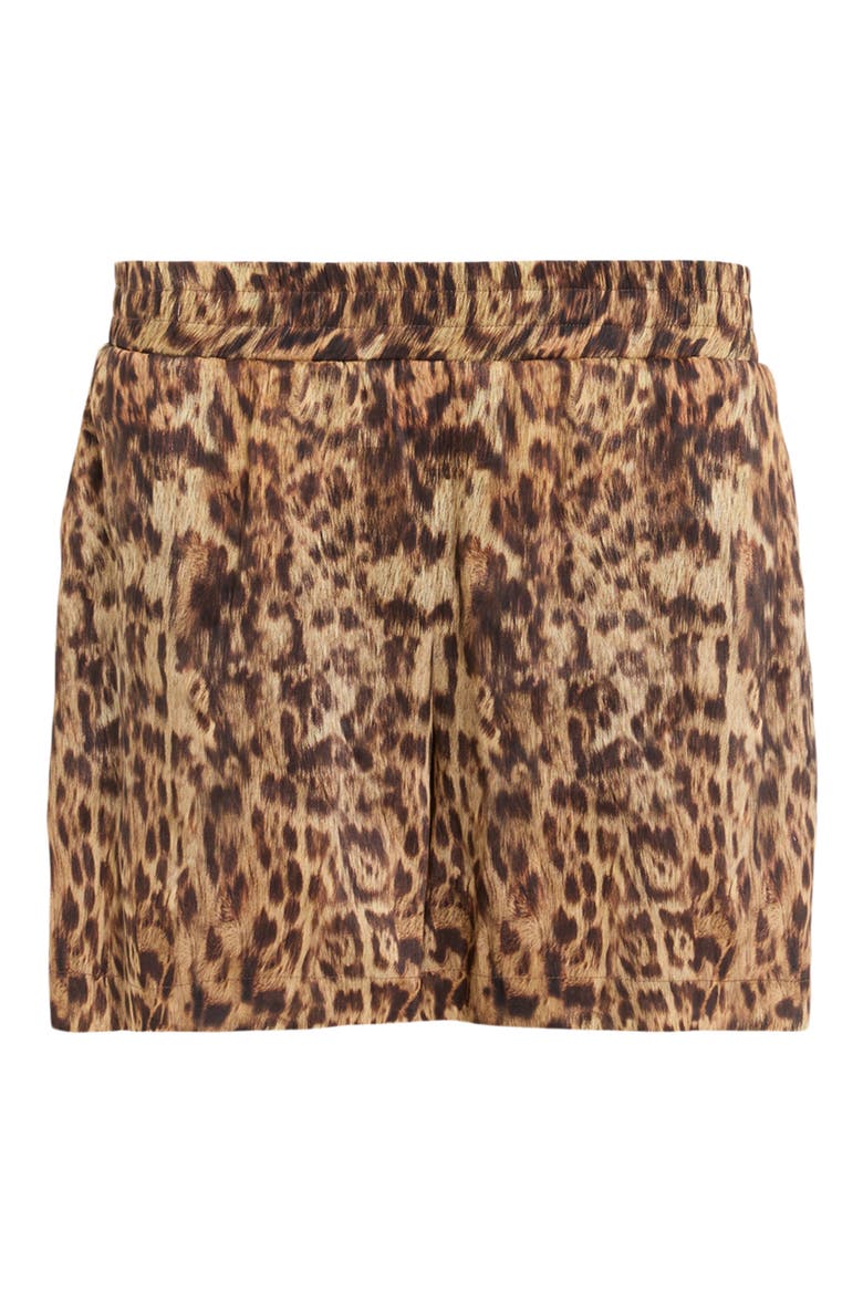 Charli Linen & Silk Shorts, Alternate, color, EVIA GOLDEN BROWN