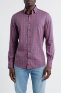 johnnie-O Kenney Check Stretch Button-Up Shirt
