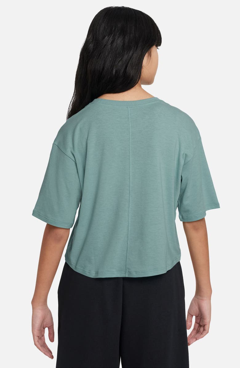 Nike Kids' Sportswear Dri-FIT One T-Shirt, Alternate, color, Cannon/ White