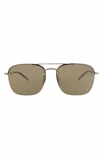 Saint Laurent 59mm Navigator Sunglasses
