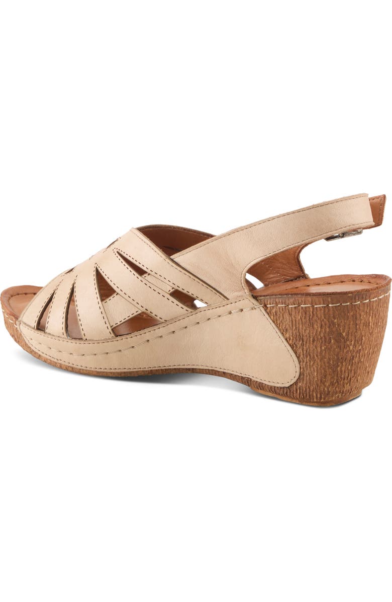 Spring Step Cathy Wedge Sandal, Alternate, color, Beige