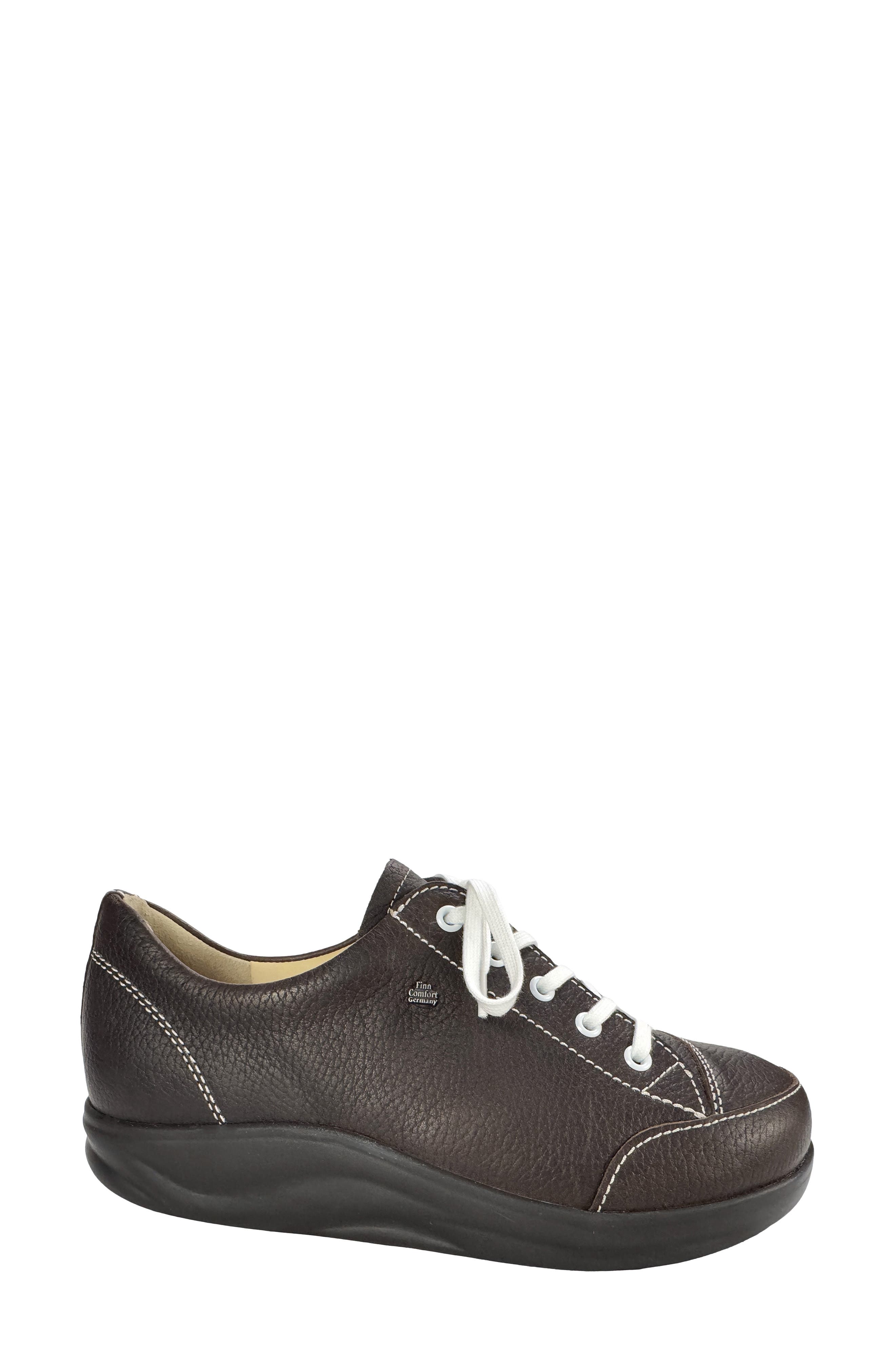 Finn Comfort Ikebukuro Sneaker, Alternate, color, Dark Brown