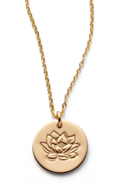 Made By Mary July Birth Flower Necklace