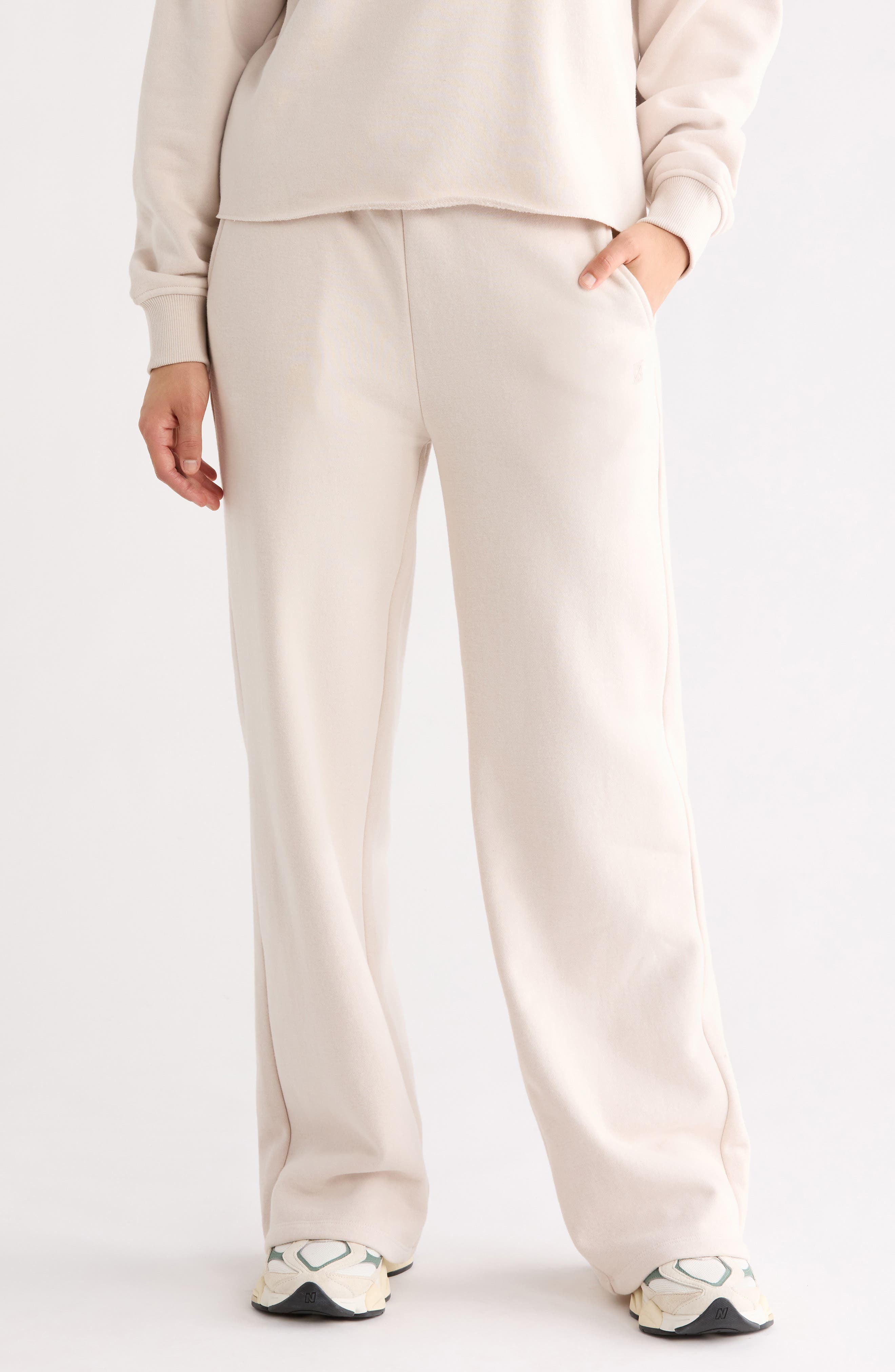Faith Connexion Silicon Fleece Wide Leg Pants