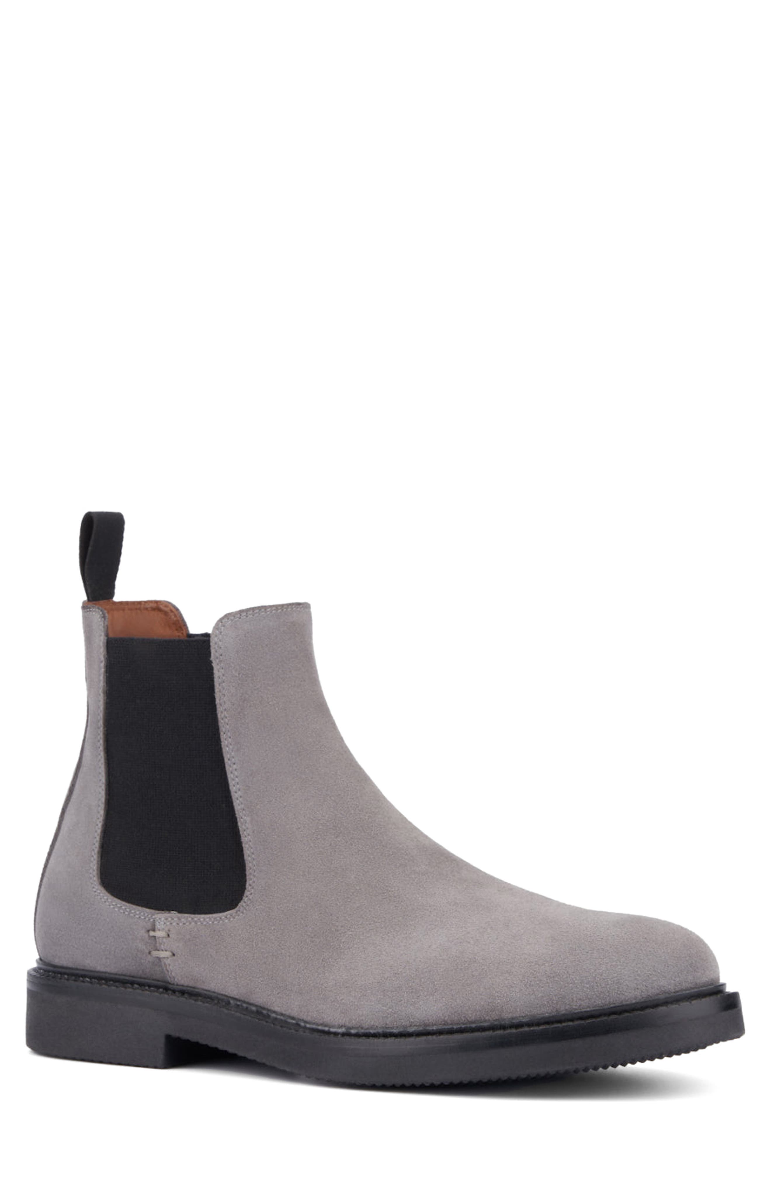 light grey suede chelsea boots mens