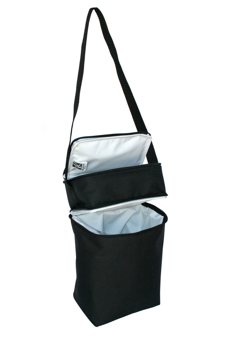 insulated 6 Bottle Cooler - Black, Alternate, color, Black