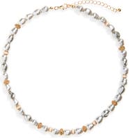 NORDSTROM RACK Faux Pearl Beaded Necklace