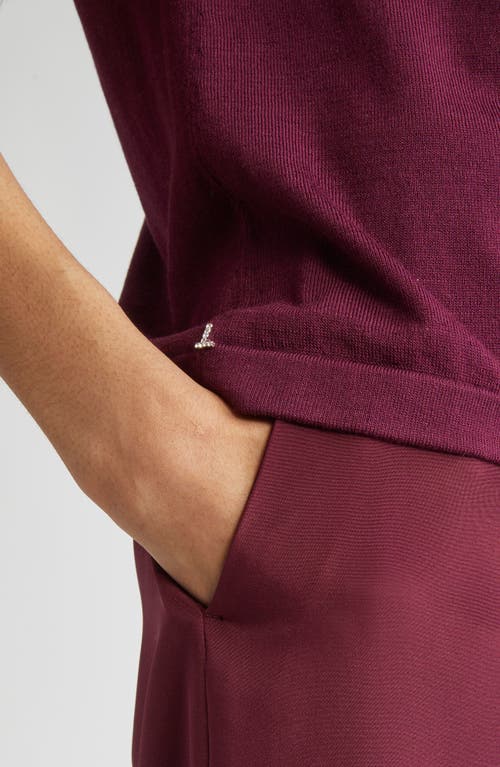 Lafayette 148 Elbow Sleeve Crewneck Sweater