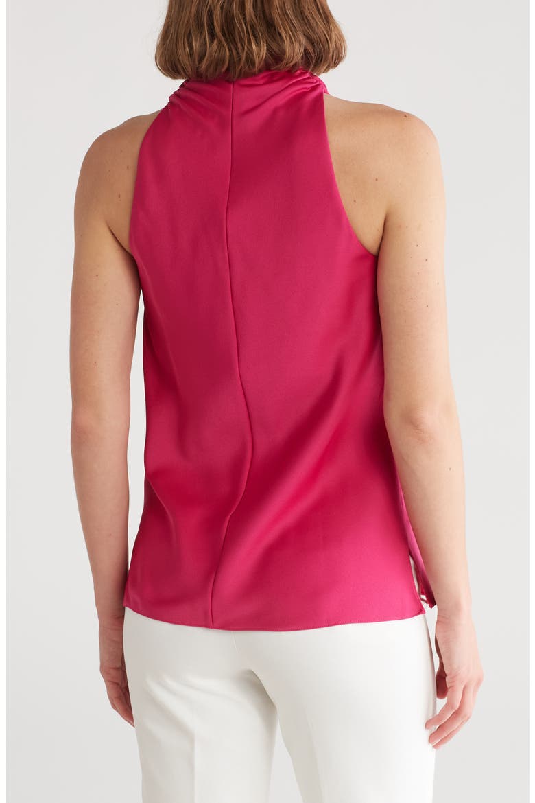 Jadis Cowl Neck Satin Tank, Alternate, color, BRIGHT PINK