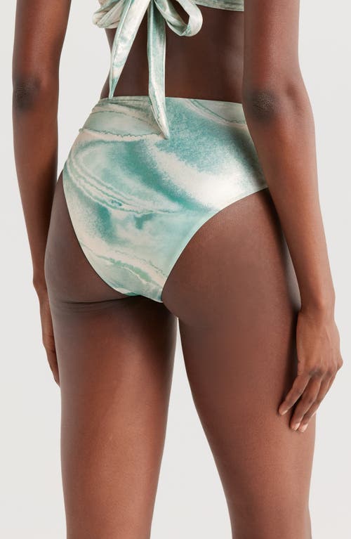 Boamar Talia High Cut Bikini Bottoms In Green