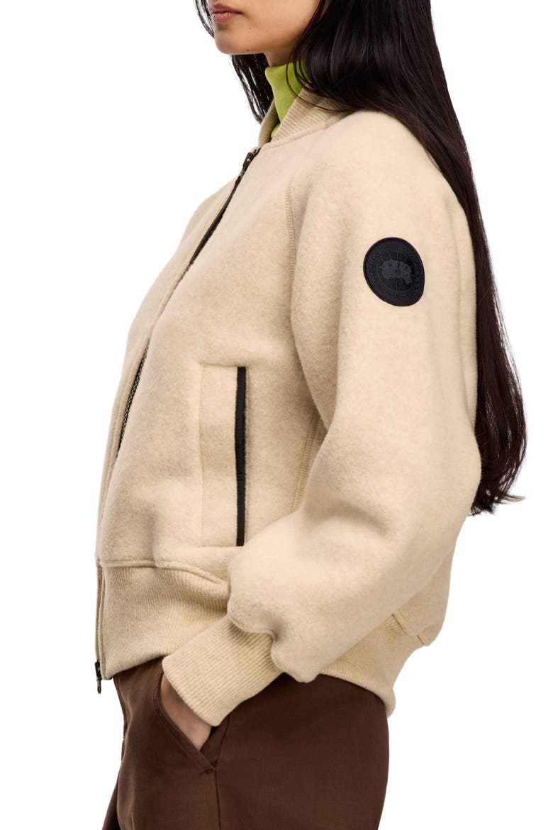 Sierra High Pile Fleece Bomber, Alternate, color, LIGHT TAN