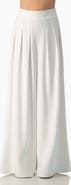 IVONNE Relaxed High-Rise Wide-Leg Crepe Palazzo Trousers