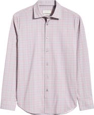 Bugatchi James OoohCotton® Check Button-Up Shirt