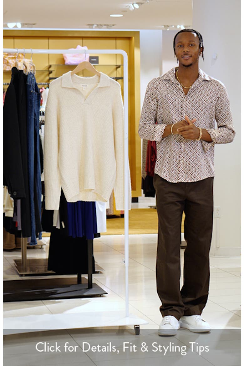 Johnny Collar Polo Sweater video
