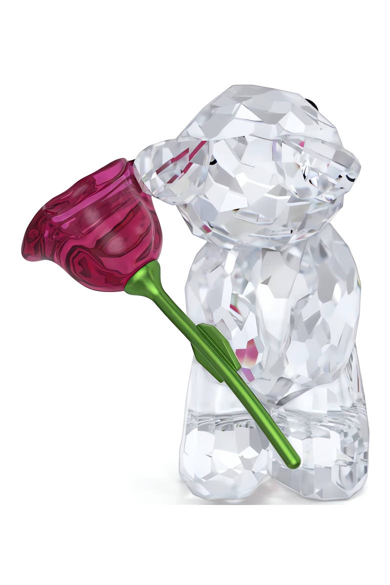 Kris Bear A Rose with Love Figurine, Alternate, color, WHITE