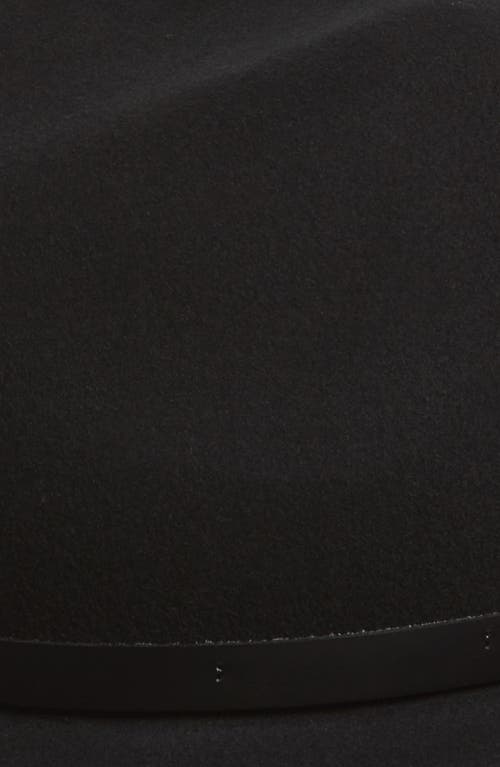 Rag & Bone Floppy Brim Felted Wool Fedora In Black